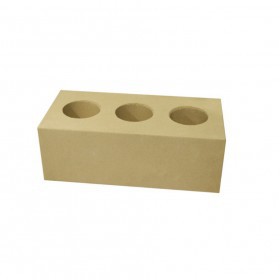 Кирпич силикатный лицевой SiMat полуторный пустотелый 1,4НФ М175-200 желтый (288 шт/пал), паллет