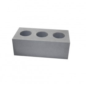 Кирпич силикатный лицевой SiMat полуторный пустотелый 1,4НФ М175-200 серый (288 шт/пал), паллет