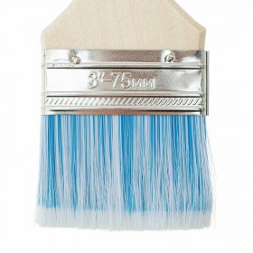 Кисть плоская 75 мм искусственная щетина РемоКолор Стандарт Аква, шт