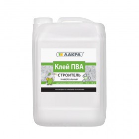 Клей ПВА Лакра Строитель универсальный 10 кг, шт