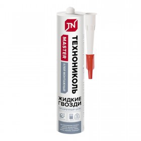 Клей жидкие гвозди Технониколь Master универсальный акриловый Прозрачный шов 280 мл, 12 шт/упак