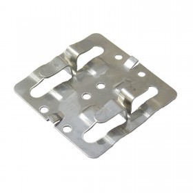 Кляймер рядовой 70х76х10 мм оцинкованный, шт