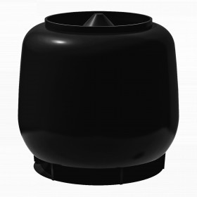 Колпак ТехноНиколь для гибкой черепицы D110 мм черный, 15 шт/упак