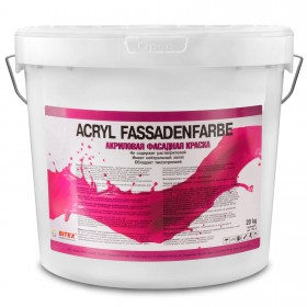 Краска акриловая Bitex Acryl Fassadenfarbe для фасадов, база 3, 20 кг, шт
