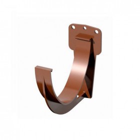 Кронштейн желоба пластиковый ТехноНиколь/Verat 125/82 мм Ral 8017 коричневый, шт