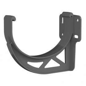 Кронштейн желоба пластиковый ТехноНиколь Оптима 120/80 мм Ral 7024 серый, шт