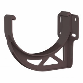 Кронштейн желоба пластиковый ТехноНиколь Оптима 120/80 мм Ral 8019 темно-коричневый, шт