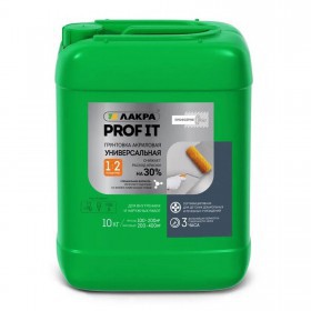 Грунтовка Лакра PROF IT универсальная глубокого проникновения, концентрат, 10 кг, шт