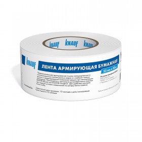 Лента армирующая Knauf бумажная, 52 мм, 50 м, шт