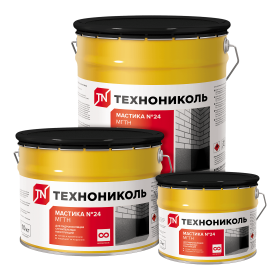 Мастика гидроизоляционная ТехноНиколь №24 МГТН 20 кг, шт