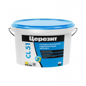 Мастика гидроизоляционная Церезит CL 51 эластичная 15 кг, шт