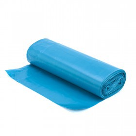 Мешки для мусора из ПВД, 60л, синий, 20шт/уп