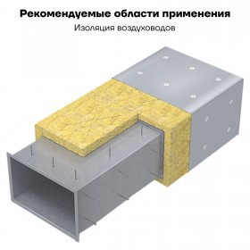 Минеральная вата URSA GEO М-11Ф 18000х1200х50 мм, фольгированная, упак