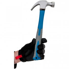 Молоток столярный 450 г, фиберглассовая рукоятка, РемоКолор, шт