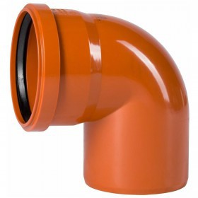 Отвод для наружной канализации 90 градусов ПП 160 мм, шт