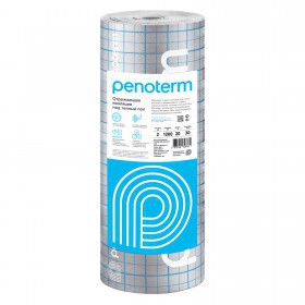 Отражающая изоляция Пенотерм НПП ЛП для теплого пола 8 мм 1,2х15 м, 18 м2/рул