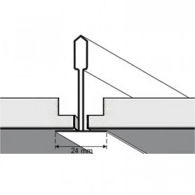 Кассета потолочная Албес AP600 Board 600х600 мм 0,4 мм, оцинкованная, белая, шт