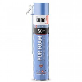 Пена монтажная бытовая Kudo HOME 50+ всесезонная 1000 мл, шт
