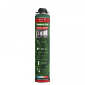 Пена монтажная профессиональная Макрофлекс Мега 65 ПРО всесезонная 850 мл, шт