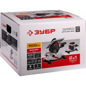 Пила торцовочная комбинированная Зубр 1500 Вт ЗПТК-210-1500