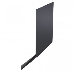 Карнизная планка 100х65х2000 мм 0,4 мм ПЭ Ral 7024 серый графит, шт