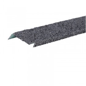 Планка примыкания с гранулятом, графитовый 20х45х15х10 мм, 1,25 м, шт