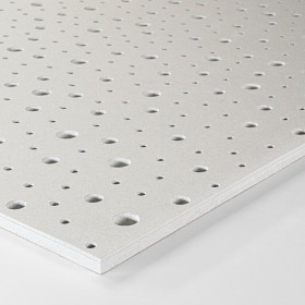 Плита звукопоглощающая Kнауф-Акустика C3-8/15/20КР-4ПК (Б) сплошная перфорация, белая 2000х1197х12,5 мм, 25 листов/паллет