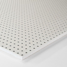 Плита звукопоглощающая Кнауф-Акустика C1-8/18КР-4ПК (Б) сплошная перфорация, белая 1998х1188х12,5 мм, 25 листов/паллет