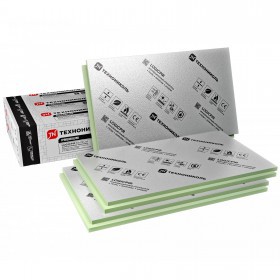 Плита теплоизоляционная ТехноНиколь LOGICPIR Балкон Ф/Ф L 1190х590х50 мм, 5 шт/упак