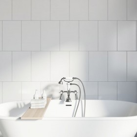 Плитка керамическая Белая Люкс 200х300х7 мм Керамика-Волга, 24 шт/1,44 м2/кор