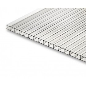 Поликарбонат сотовый Actual Bio 0,6 кг/м2 прозрачный 6000х2100х4 мм, шт