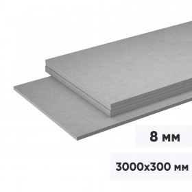 Полоса шиферная для грядки непрессованная 3000х300х8 мм, шт