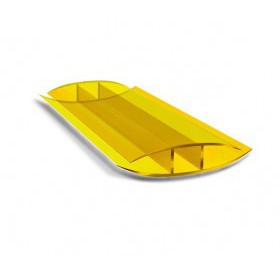 Профиль соединительный Саф-Пласт неразъемный 4-6 мм желтый 6 м, шт