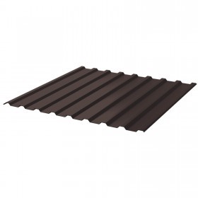 Профнастил СП-20 ПЭ Ral 8017 шоколадно-коричневый ТУ 0,4 мм 1150х3000 мм, шт