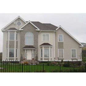 Сайдинг виниловый Docke Блок-Хаус D4,7Т Сливки 0,24х3,66 м, шт