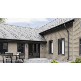 Сайдинг ТехноНиколь Фактур Корабельный брус Кедр 0,229х3 м, 10 шт/упак