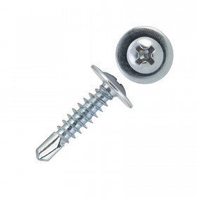 Саморез с прессшайбой сверло 4,2х19 мм оцинкованный, кг