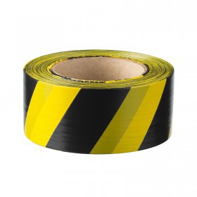 Сигнальная лента SDM желто-черная, 50 мм, 150 м, шт