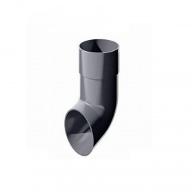 Слив трубы ТехноНиколь/Verat 125/82 мм Ral 7024 серый, шт