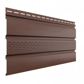 Софит ТехноНиколь Оптима частично перфорированный Каштан 3 м, 10 шт/упак