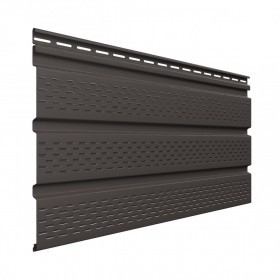 Софит ТехноНиколь полностью перфорированный Пекан 3 м, 10 шт/упак