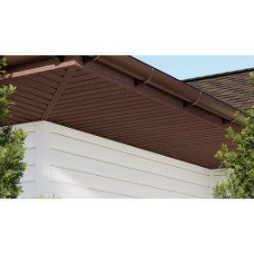 Софит ТехноНиколь Фактур частично перфорированный Орех 3 м, 10 шт/упак