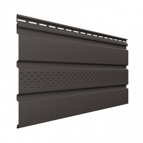 Софит ТехноНиколь частично перфорированный Пекан 3 м, 10 шт/упак