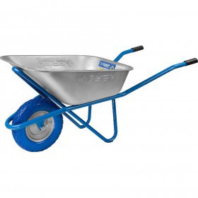 Тачка строительная одноколесная ЗУБР, грузоподъемность 220 кг, объем 110 л, шт