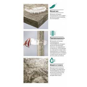 Минеральная вата Технониколь Стандарт 40 RN 6150х1220х100 мм, 1 шт/упак