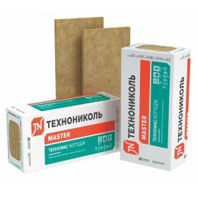 Минеральная вата Технониколь ТехноФас КОТТЕДЖ 1200х600х100 мм, 3 шт/упак