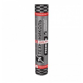Техноэласт ТехноНиколь Соло РП1 ЭКП-5,0 полиэфир сланец серый 1х8 м, рул