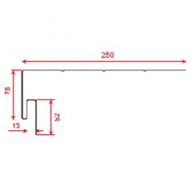 J-фаска ТехноНиколь Бруния 3 м, шт