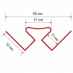 Угол внутренний ТехноНиколь Оптима Эдельвейс 3 м, 20 шт/упак