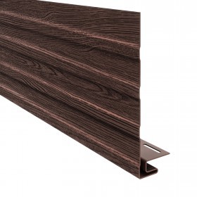 J-фаска ТехноНиколь Фактур Орех 3 м, 12 шт/упак